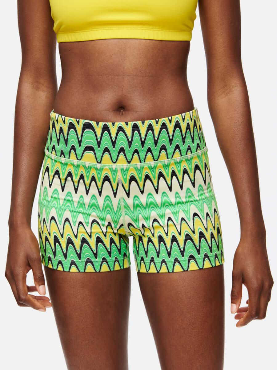 outdoor voices TechSweat 3" Short Joggy Green Helios