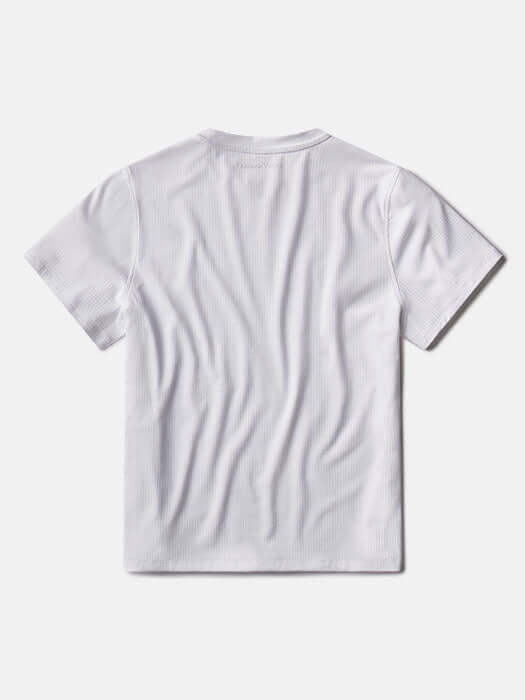 Outdoor Voices ThinkFast Mesh Shortsleeve Brilliant White