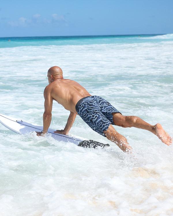 Outerknown APEX Evolution Trunk By Kelly Slater Indigo Zen Garden