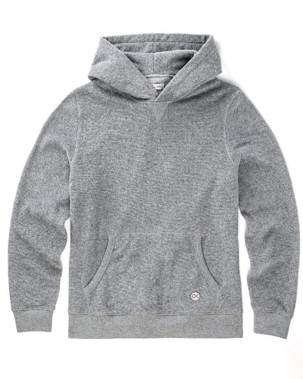 outerknown Hightide Pullover Hoodie Mid Heather Grey