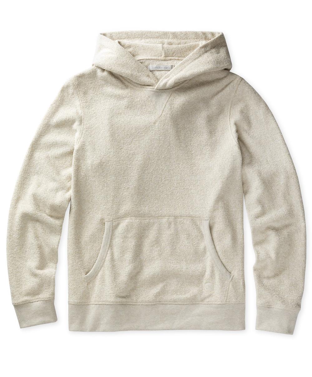 outerknown Hightide Pullover Hoodie Oatmeal Heather