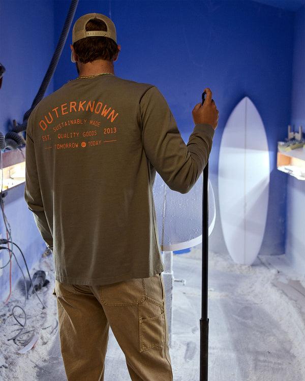 Outerknown Industrial Outerknown L/S Tee Dusty Marsh