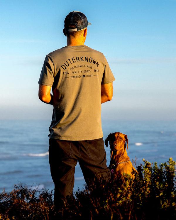 Outerknown Industrial Outerknown Pocket Tee Dusty Marsh