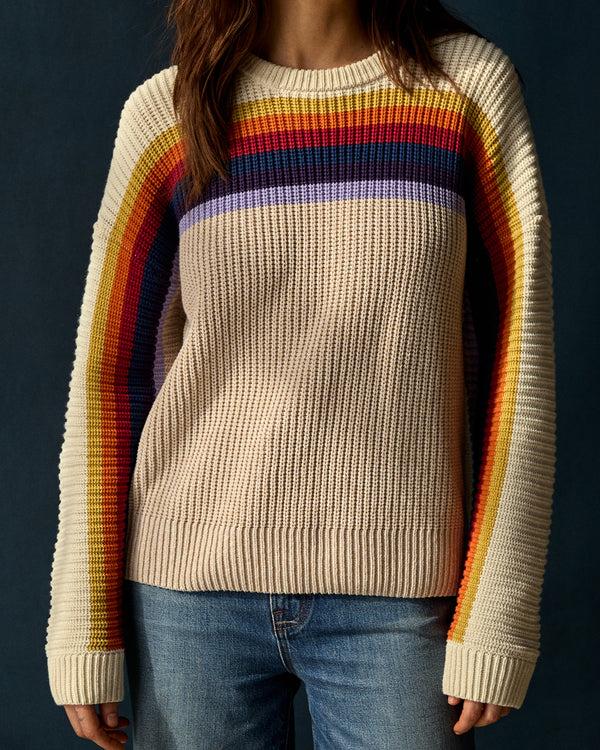 Outerknown Nostalgic Rainbow Sweater OK Dusk Rainbow