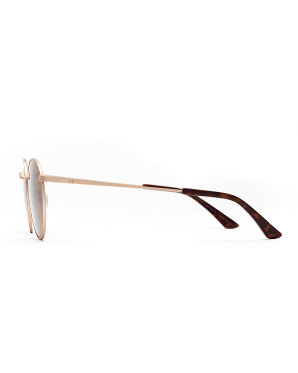 Outerknown Otis Eyewear Flint Brushed Gold Brown Polar