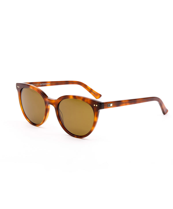 Outerknown Otis Eyewear Jazmine Eco Clay Tort Brown Polar