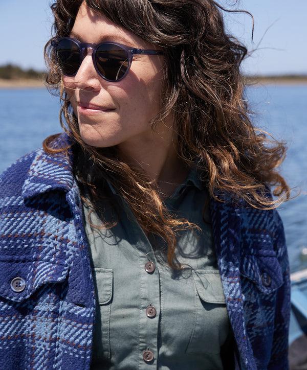 Outerknown Otis Eyewear Omar Eco Crystal Wave/ Neutral Grey