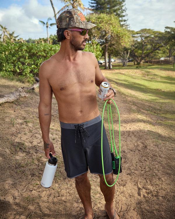 Outerknown All Time Scallop Trunks Bright Black