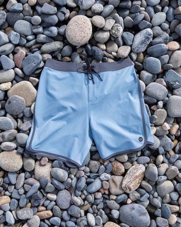 Outerknown All Time Scallop Trunks Hazy Sea