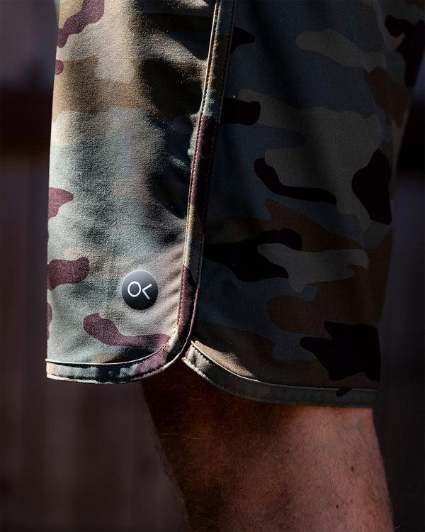 Outerknown All Time Scallop Trunks Java Camo