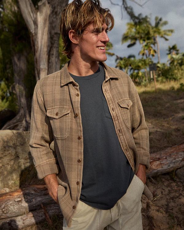 Outerknown Blanket Shirt Chestnut Little Boxes