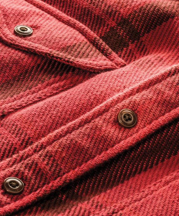 Outerknown Blanket Shirt Dusty Red Cusco Plaid
