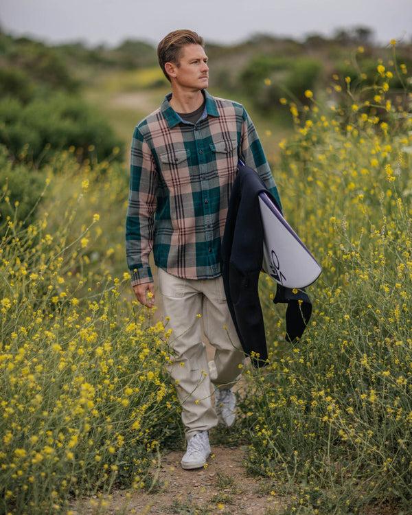 Outerknown Blanket Shirt Grassland Salton Plaid