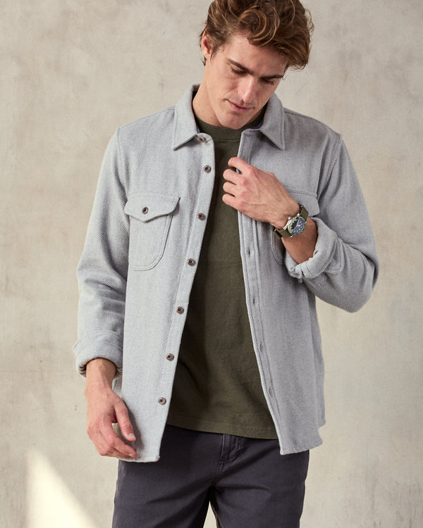 Outerknown Blanket Shirt Heather Grey