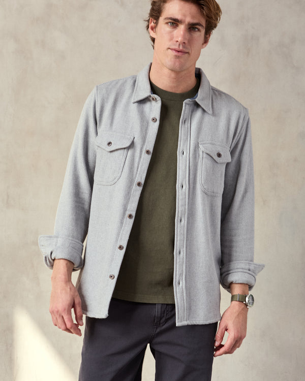 Outerknown Blanket Shirt Heather Grey