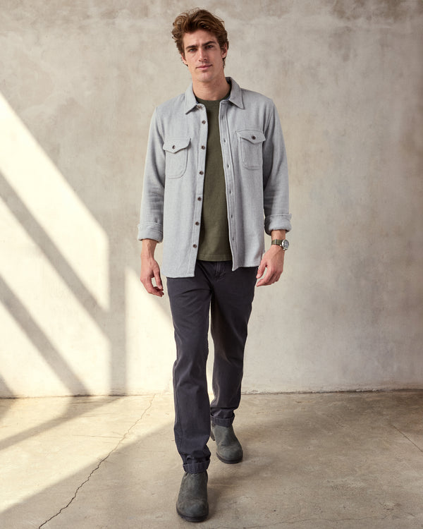 Outerknown Blanket Shirt Heather Grey