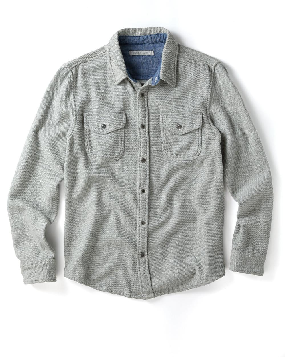 outerknown Blanket Shirt Heather Grey