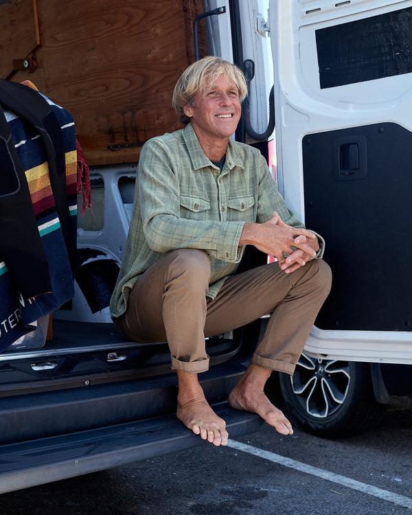 Outerknown Blanket Shirt Island Leaf Little Boxes