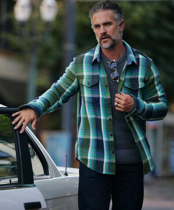 Outerknown Blanket Shirt Jade Hammonds Plaid