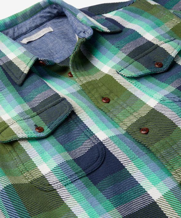 Outerknown Blanket Shirt Jade Hammonds Plaid