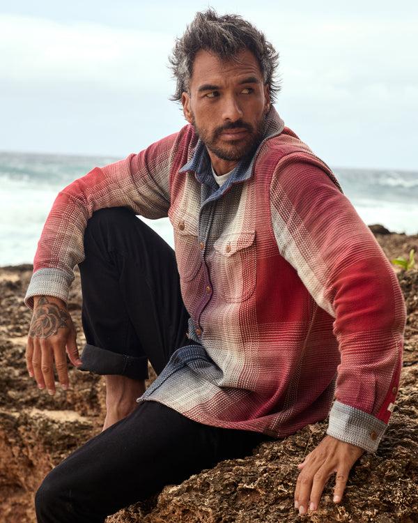 Outerknown Blanket Shirt Mineral Red Maderas