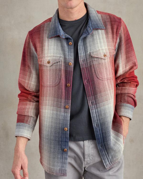 Outerknown Blanket Shirt Mineral Red Maderas