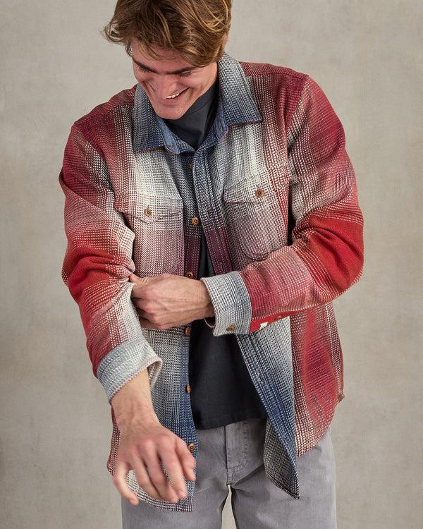 Outerknown Blanket Shirt Mineral Red Maderas