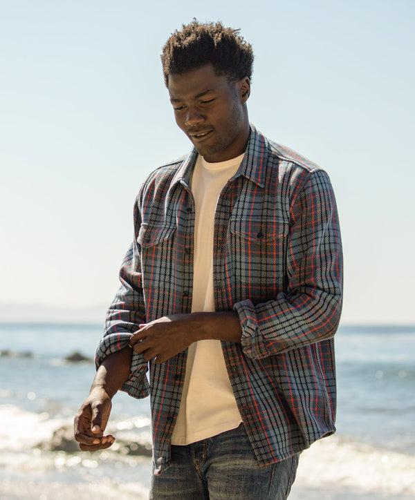 Outerknown Blanket Shirt Pacific Old Coast Plaid
