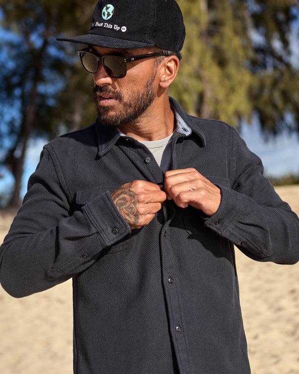 Outerknown Blanket Shirt Pitch Black