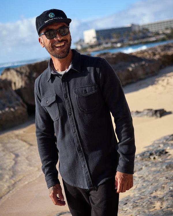 Outerknown Blanket Shirt Pitch Black