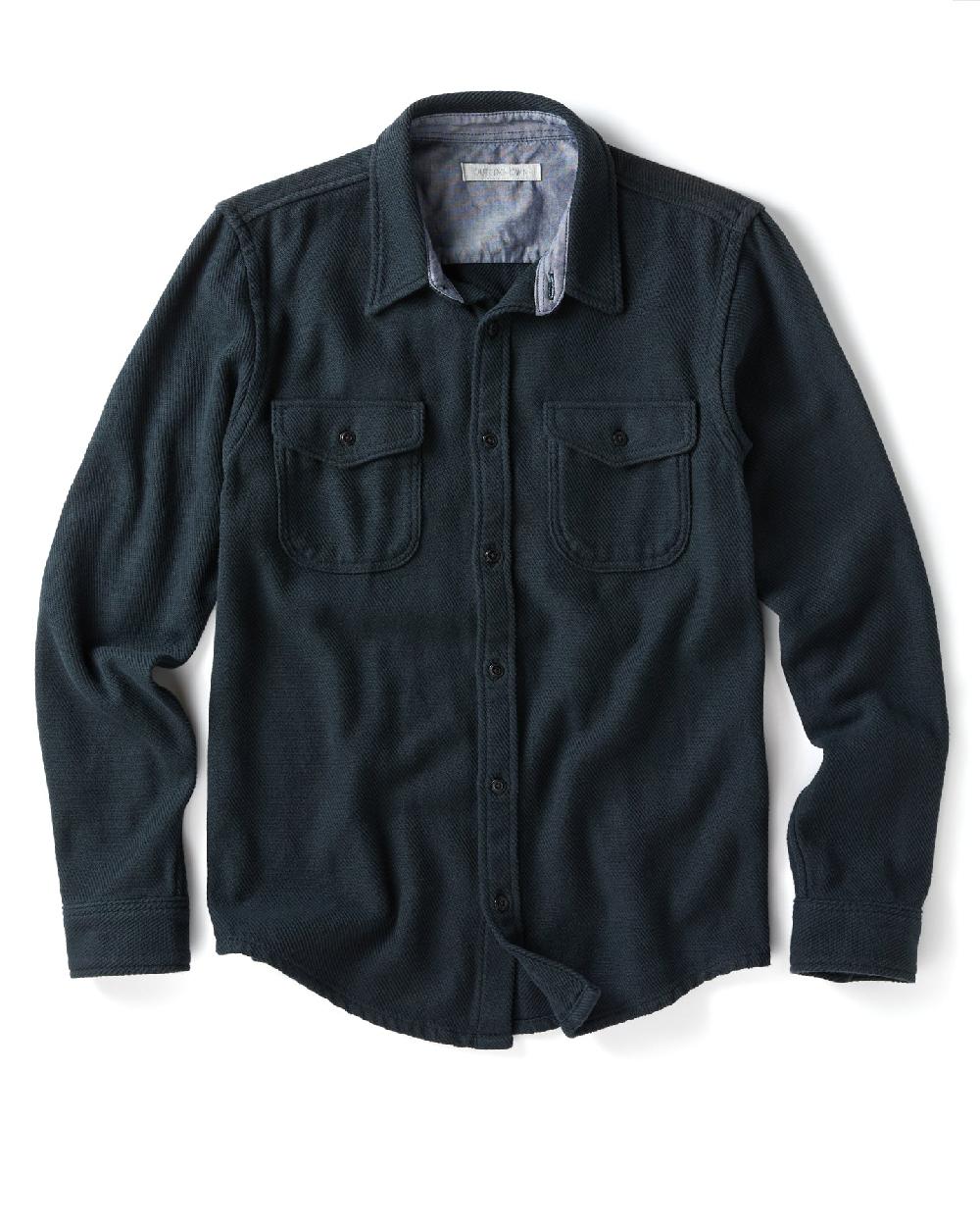 outerknown Blanket Shirt Pitch Black