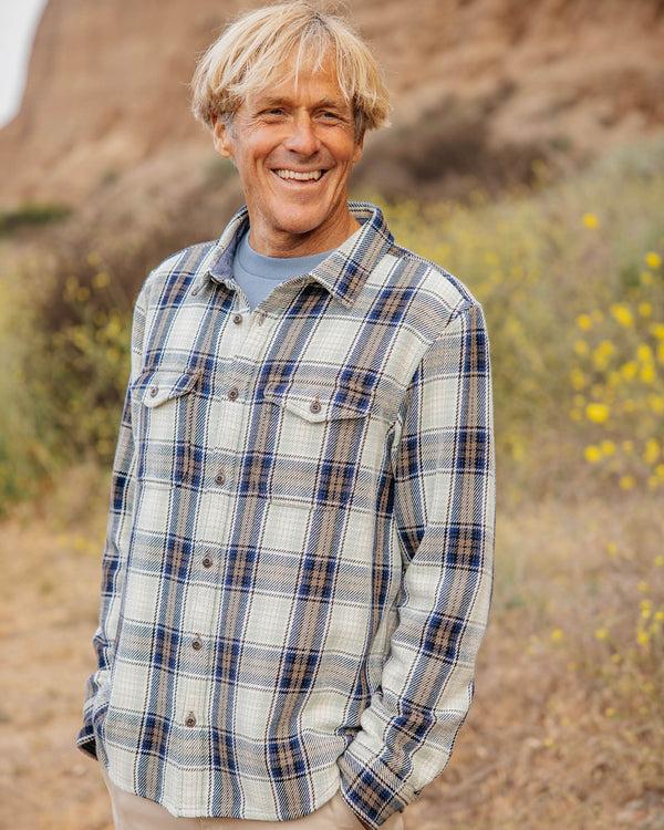 Outerknown Blanket Shirt Shades Of Dusk Plaid