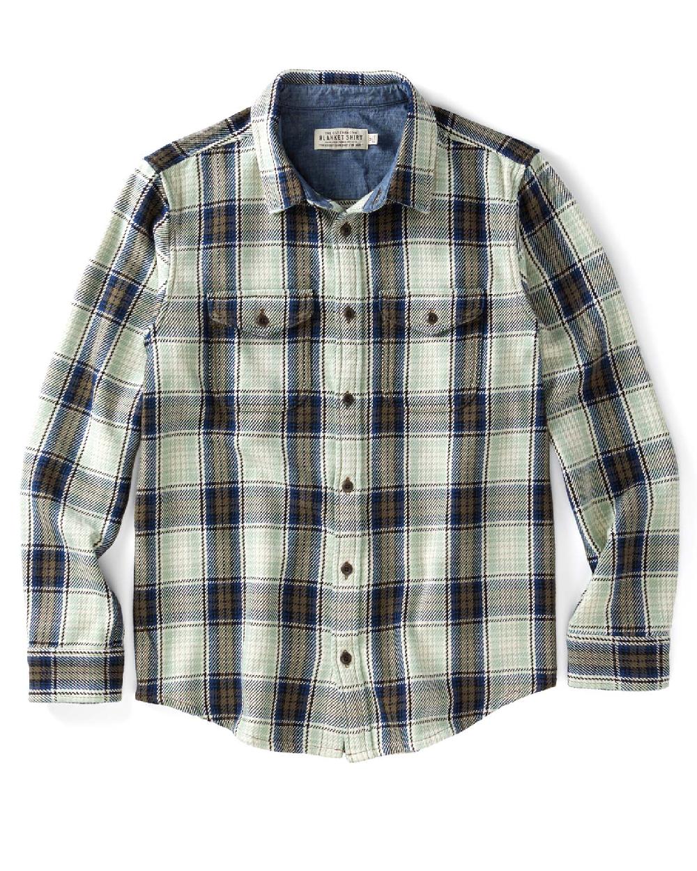 outerknown Blanket Shirt Shades of Dusk Plaid
