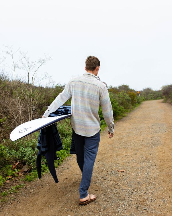 Outerknown Blanket Shirt Sunrise Mojave Stripe
