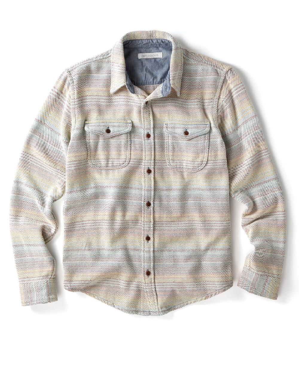 outerknown Blanket Shirt Sunrise Mojave Stripe