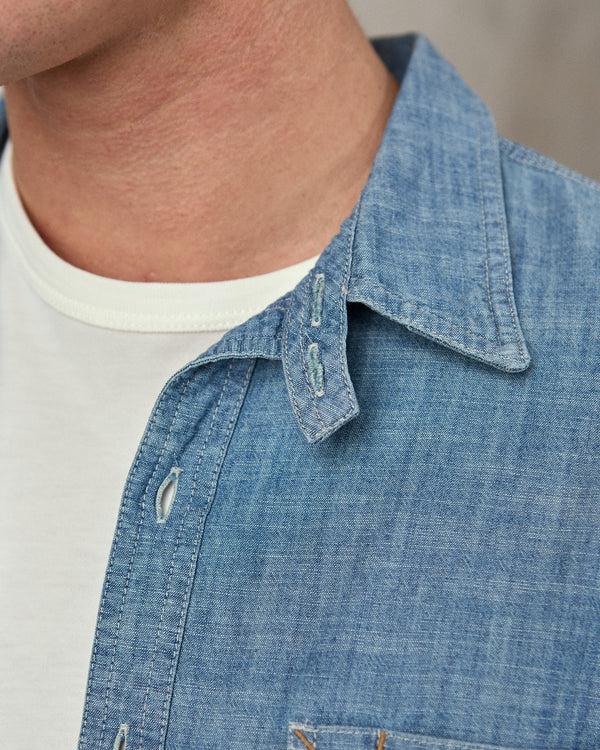 Outerknown Chambray Utility Shirt Chambray