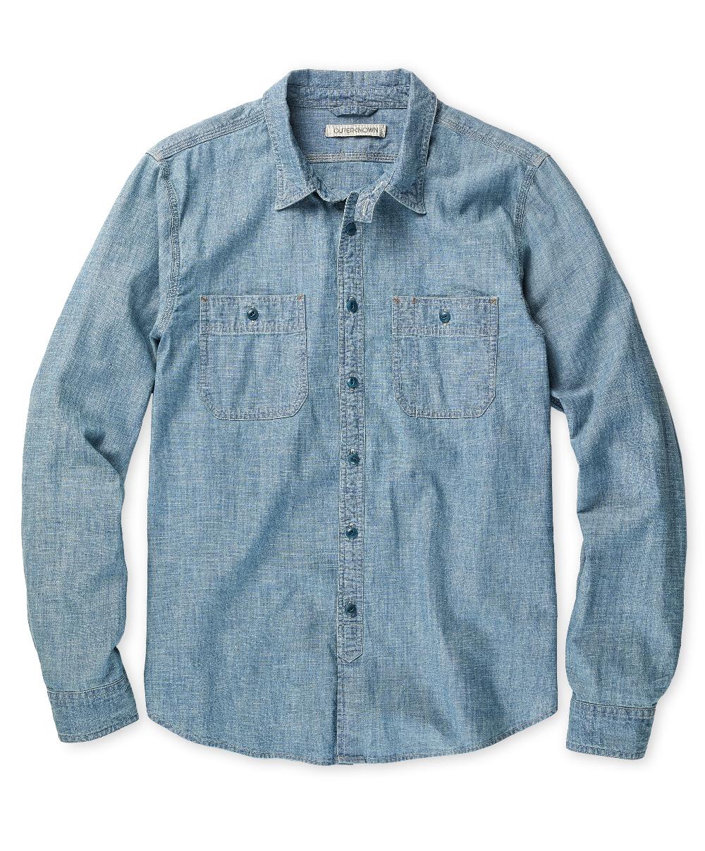 outerknown Chambray Utility Shirt Chambray