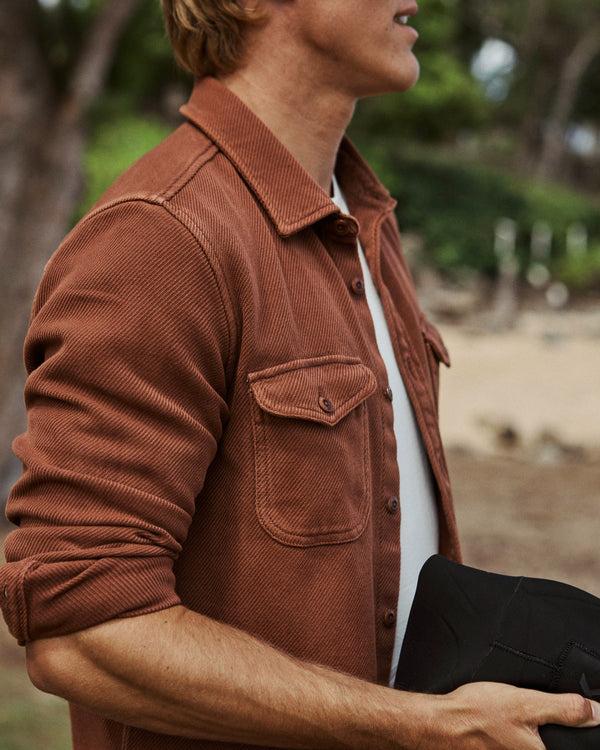 Outerknown Chroma Blanket Shirt Copper