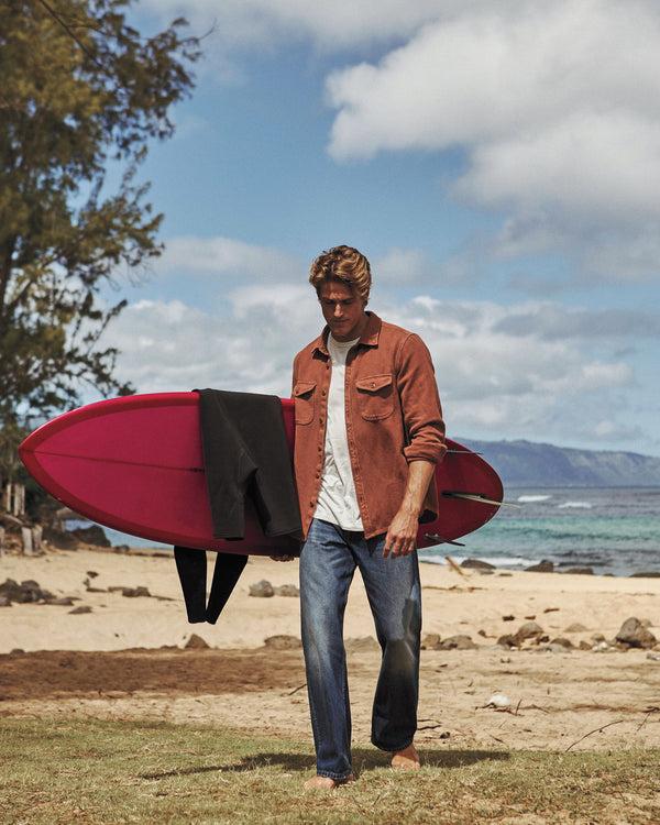 Outerknown Chroma Blanket Shirt Copper