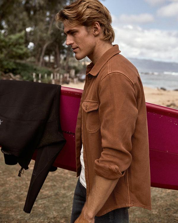 Outerknown Chroma Blanket Shirt Copper