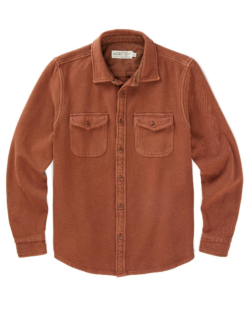 outerknown Chroma Blanket Shirt Copper