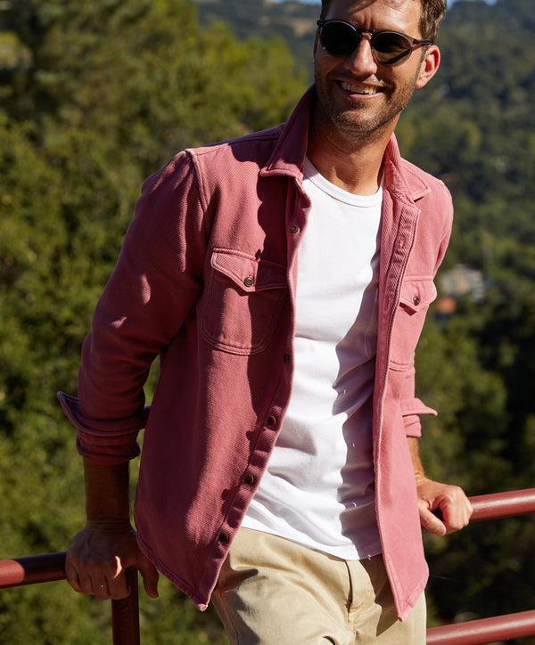 Outerknown Chroma Blanket Shirt Earth Red