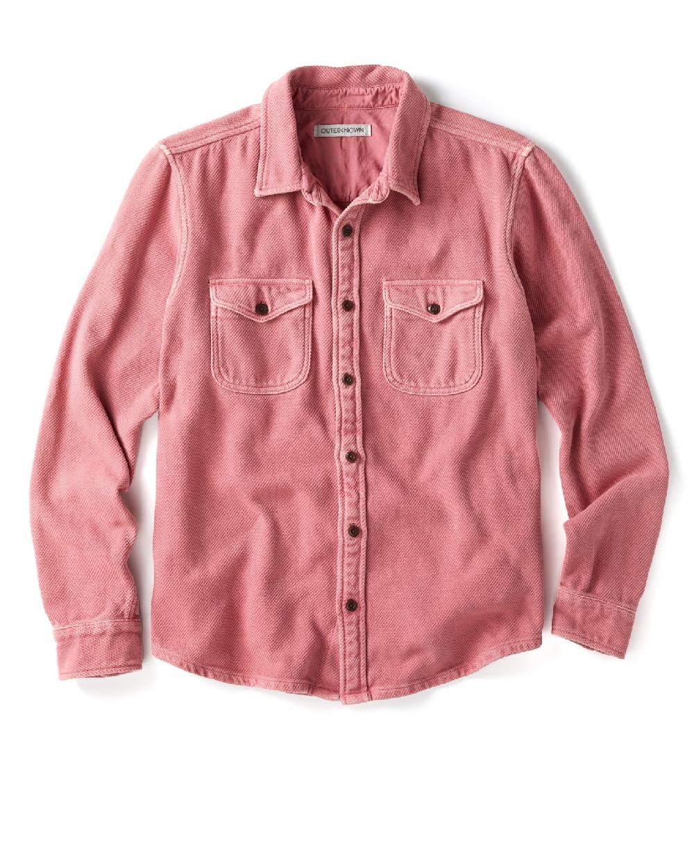 outerknown Chroma Blanket Shirt Earth Red