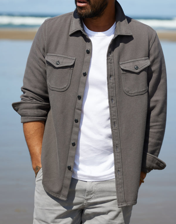 outerknown Chroma Blanket Shirt Faded Black