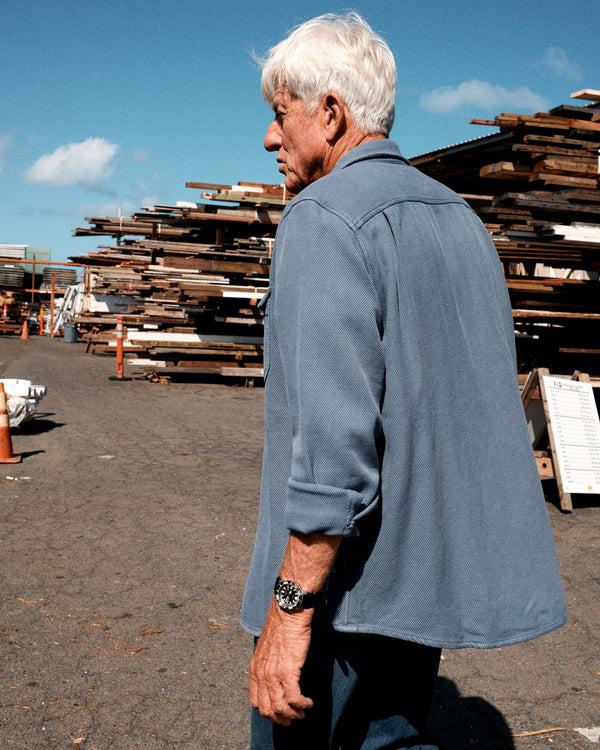Outerknown Chroma Blanket Shirt Marine