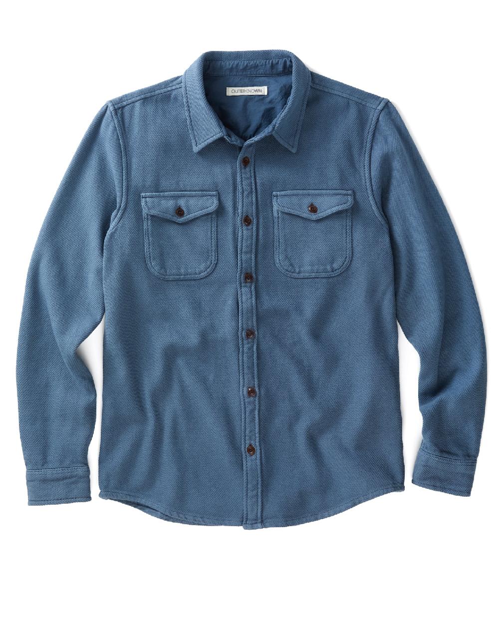 outerknown Chroma Blanket Shirt Marine