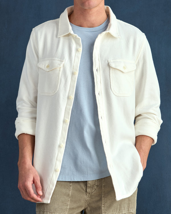 Outerknown Chroma Blanket Shirt Salt