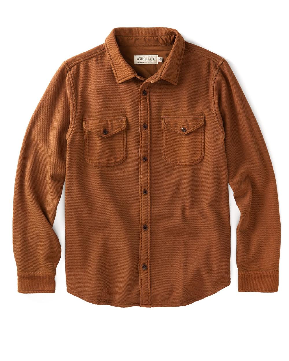 outerknown Chroma Blanket Shirt Sepia