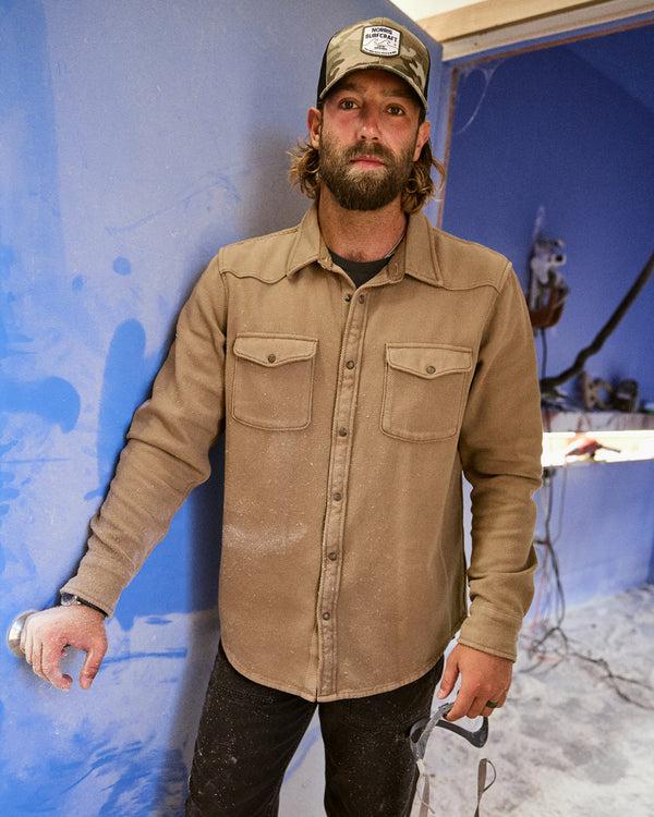 Outerknown Chroma Westerly Blanket Shirt Chestnut