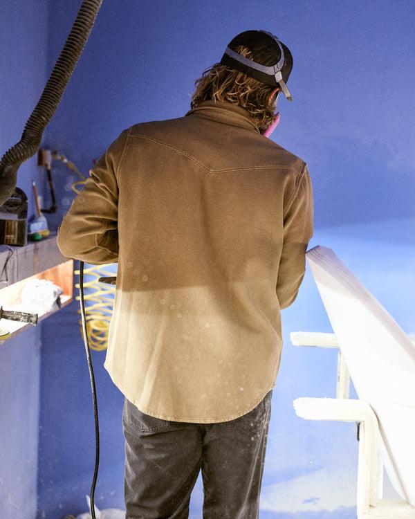 Outerknown Chroma Westerly Blanket Shirt Chestnut